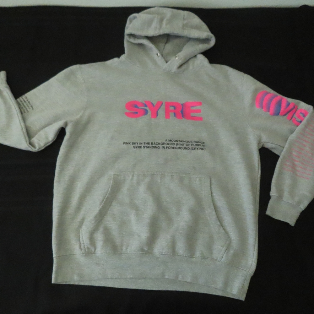 MSFTSrep Men’s SYRE - A Beautiful Vision Kangaroo Hoodie - L - grey